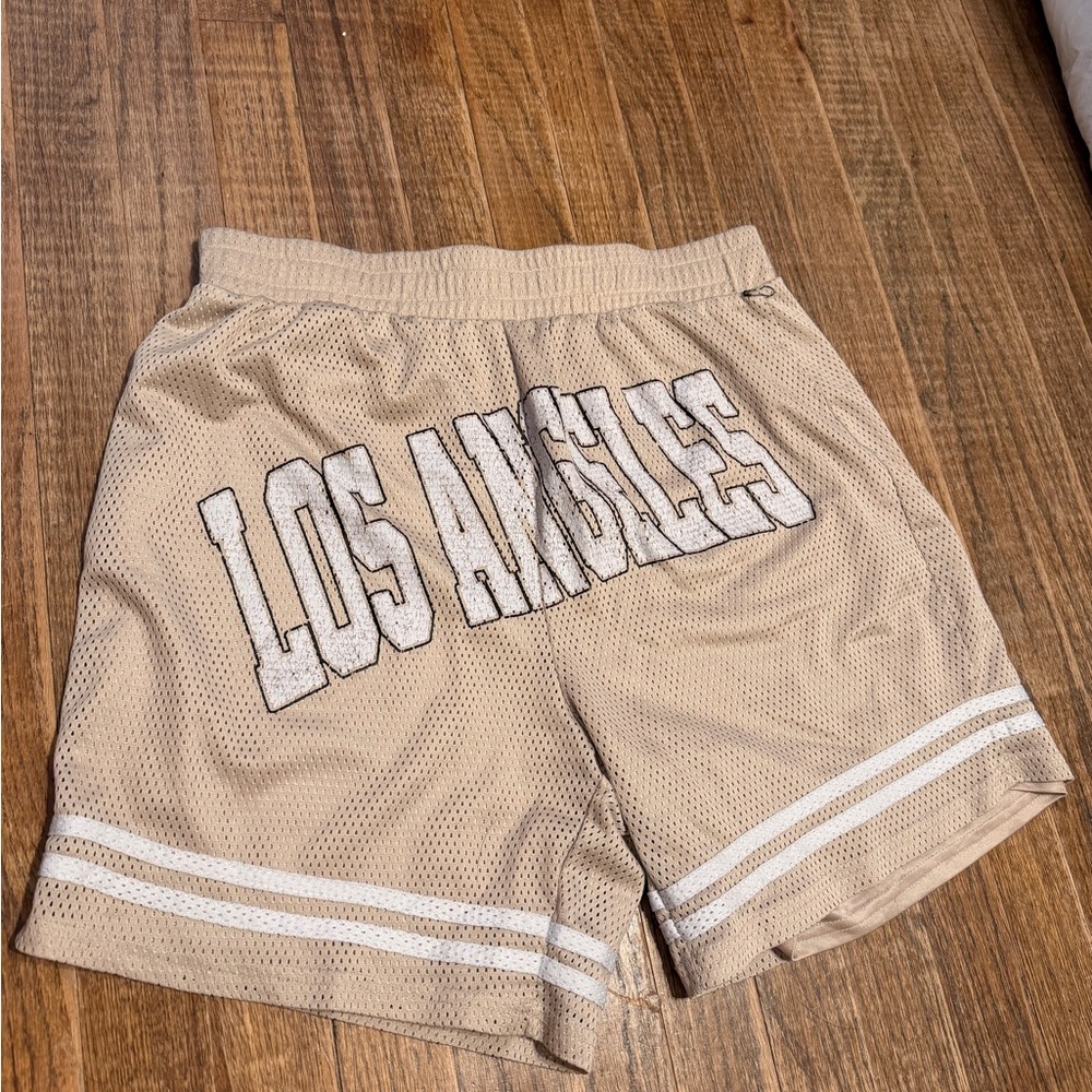 Los Angeles Tan Athletic Shorts